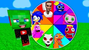 ЗОМБАК НАШЕЛ КОЛЕСО ФОРТУНЫ В МАЙНКРАФТ