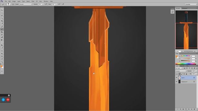 Уроки по Adobe Photoshop | рисуем меч смотреть онлайн