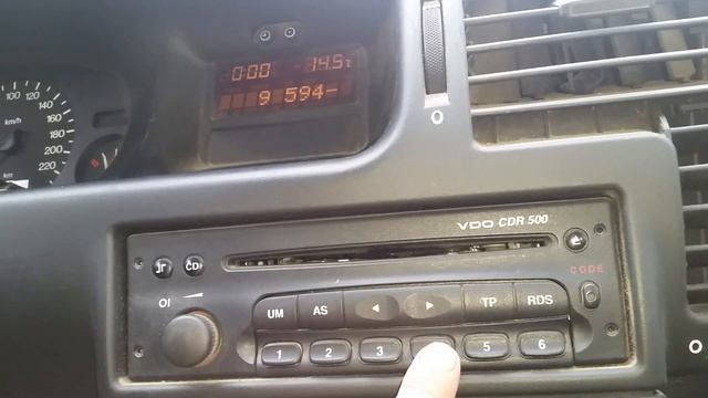 How to enter the radio code on all Vauxhall Opel cars VDO CDR 500 смотреть онлайн