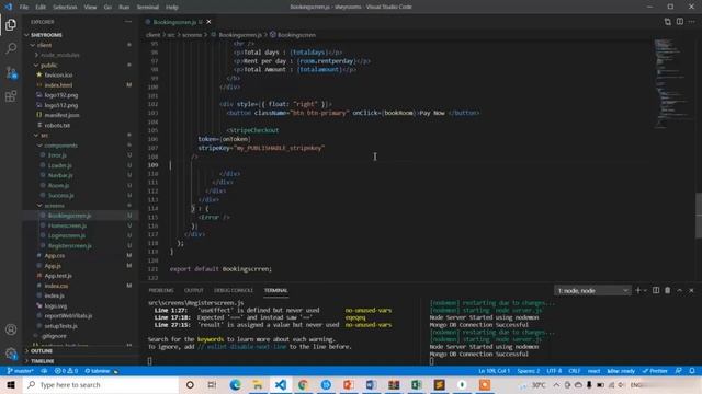 #23 Stripe - Front End - Full Stack Hotel Booking System React 2022-Premium Course #reactjstutoria смотреть онлайн