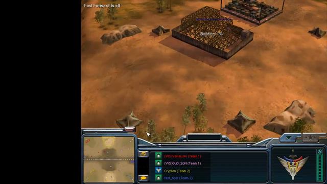 C&C Generals - Zero Hour - 2vs2 On Fallen Empire Map ( 2 Replays ) смотреть онлайн
