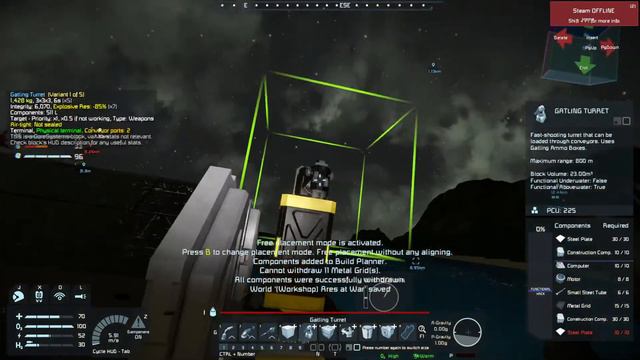 Ares At War New Modpack Prt13 I Space Engineers смотреть онлайн