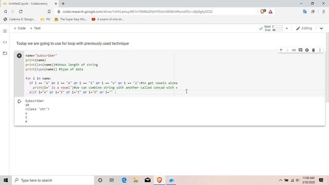 For loop with Colab || No need python installation || Directly start coding смотреть онлайн