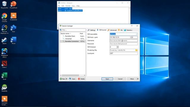 Bumikita - Tutorial Database Connection Using HeidiSQL + SSH смотреть онлайн