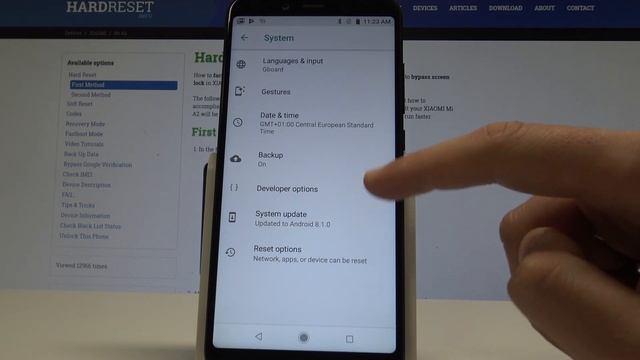 How to Enable Developer Options on XIAOMI Mi A2 - Allow OEM Unlock & USB Debugging смотреть онлайн