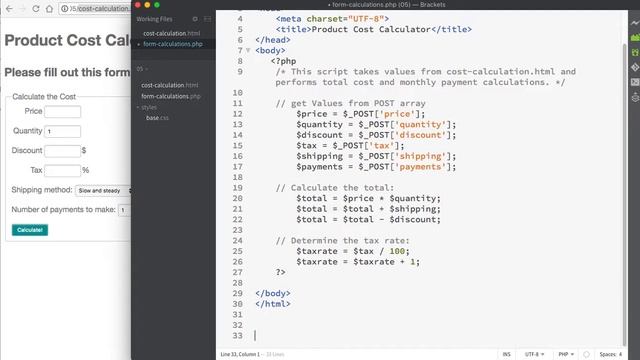 29 php - scripting out the cost calculation (php) смотреть онлайн