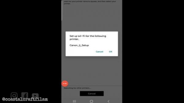 Canon pixma ix6820 connecting to NEW WIFI network (wireless set-up)