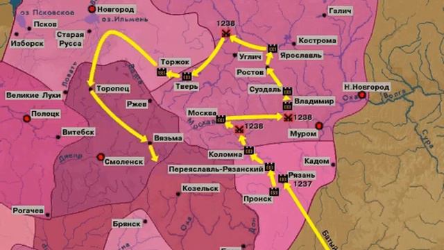 Батыево нашествие на Русь