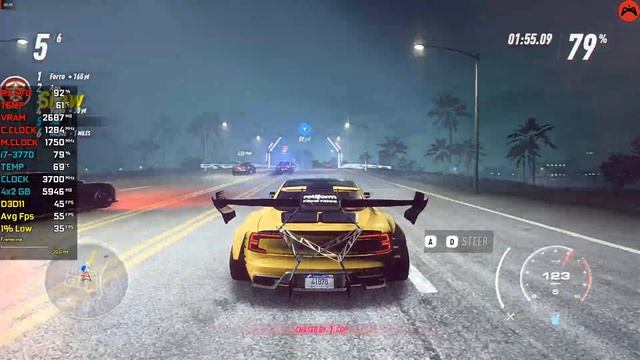 Need for Speed Heat | Gameplay | Core i7 3770 + RX 570 4GB |Low|Med|High|Ultra settings 1080p | 201 смотреть онлайн