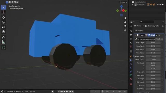Procedural Car Generator - Blender Geometry Nodes смотреть онлайн
