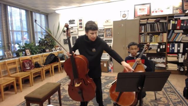 Cello Lessons with Susan Moses - Lesson THREE смотреть онлайн