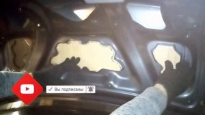 Виброизоляция и обивка крышки багажника лада гранта фл седан