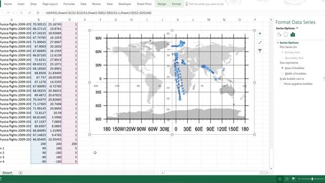 How to make a map in excel using a bubble chart смотреть онлайн