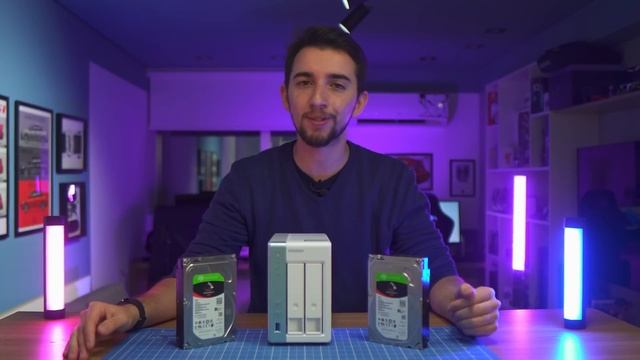 ADEUS GOOGLE DRIVE! Fiz um SERVIDOR NAS com HDs IRON WOLF no meu ESTUDIO! смотреть онлайн