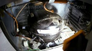 Ремонт холодильника LG GA-B489ZMCA, замена компрессора.