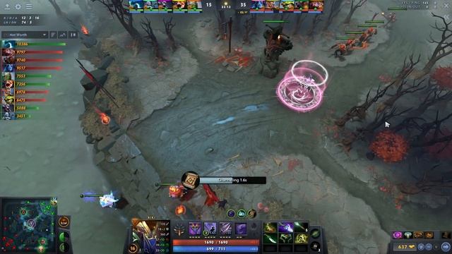 Riki Dota 2 Gameplay T1.Ana with 24 Kills and Aghanims - Diffusal смотреть онлайн