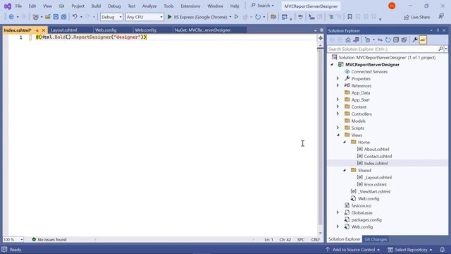 How to Embed the Report Server's Designer in Your Application Using ASP.NET MVC смотреть онлайн