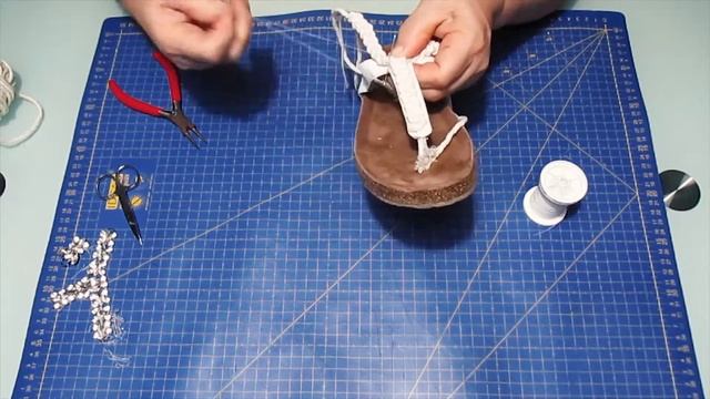 Transform my shoes with macrame - DIY shoe making project - #35 смотреть онлайн