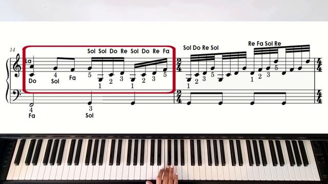 BALADA PARA ADELINA 2/3 | CLASE DE PIANO | LEER PARTITURAS | PRINCIPIANTES | MARCELA 🎵 смотреть онлайн