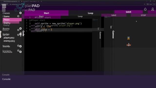 PixelPAD Tutorial: Space Shooter #3 - Collisions & Classes смотреть онлайн