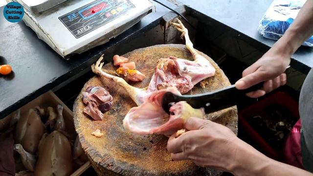 Country Chicken Cutting | Amazing natukodi cutting process | Village cutting skills | natukodi смотреть онлайн
