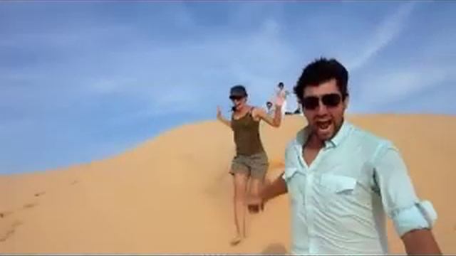 Vietnam Travel - Mui Ne Beach - Mui Ne clip - White dunes in Mui Ne - Windsurfing in Mui Ne смотреть онлайн
