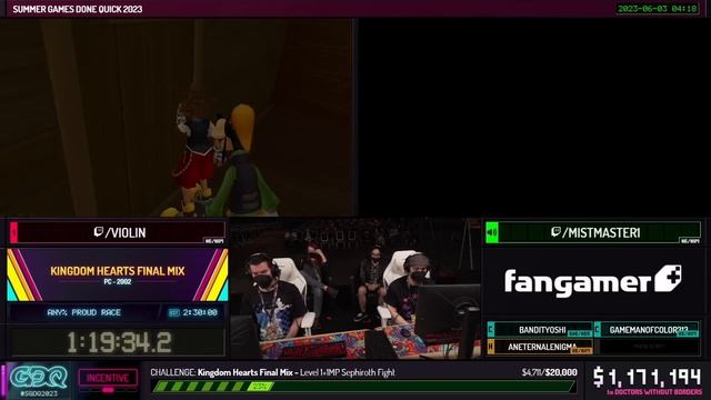 Kingdom Hearts Final Mix by MistMaster1 and Violin in 2:24:34 - Summer Games Done Quick 2023 смотреть онлайн