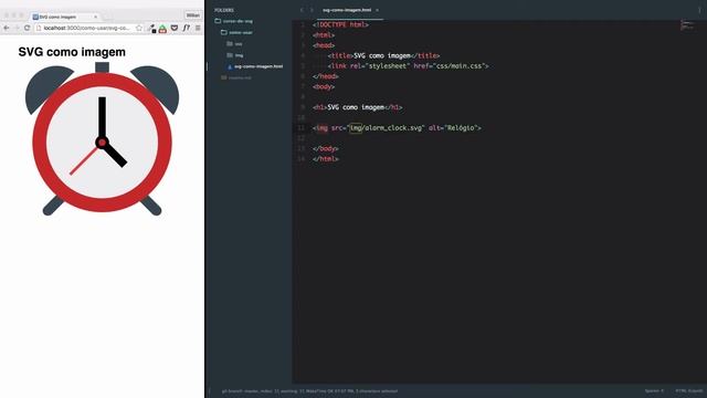 08. Usando como imagem - SVG do Início ao Avançado смотреть онлайн