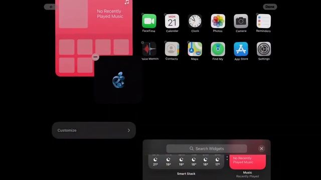 Types of widget on iPadOS 14 смотреть онлайн