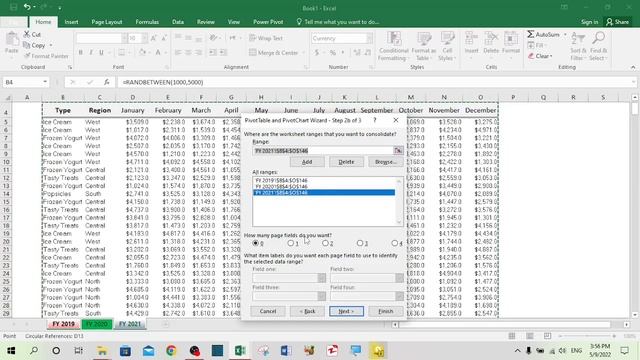 How To Create Pivot Table From Multiple Worksheets using pivot table wizard смотреть онлайн