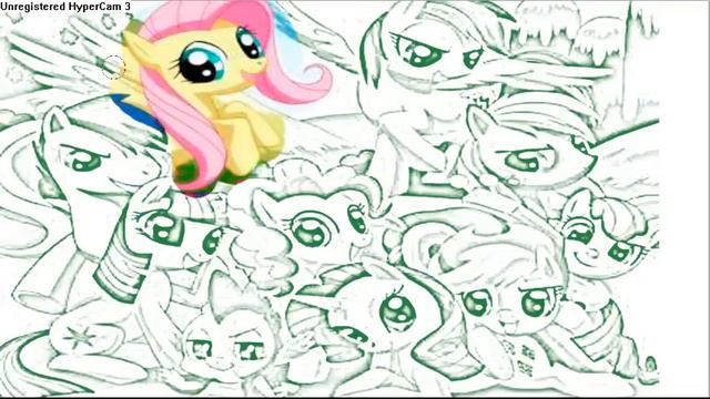 My Little Pony Coloring Pages Game #82🎨✨ 💖, Май Литл ПОНИ Раскраска Игра🎨💖✨✨#82 смотреть онлайн