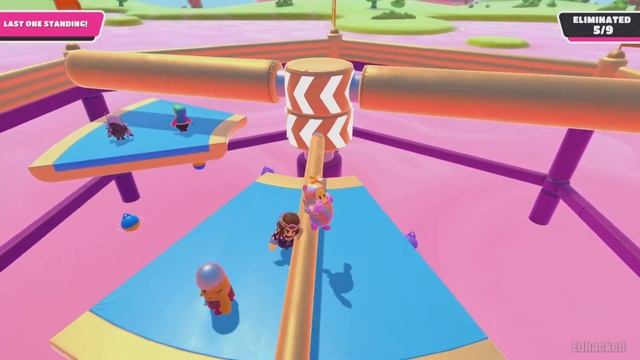 Can Cute Skins win Crowns? Fall Guys Gameplay смотреть онлайн