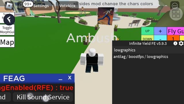 Roblox fe music player script Fluxus + me trying to crash server смотреть онлайн