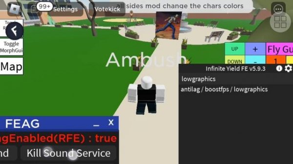 Roblox fe music player script Fluxus + me trying to crash server