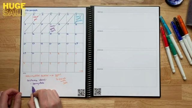 Rocket book Fusion Smart Reusable Notebook - Calendar, To-Do Lists, and Note Template Pages смотреть онлайн