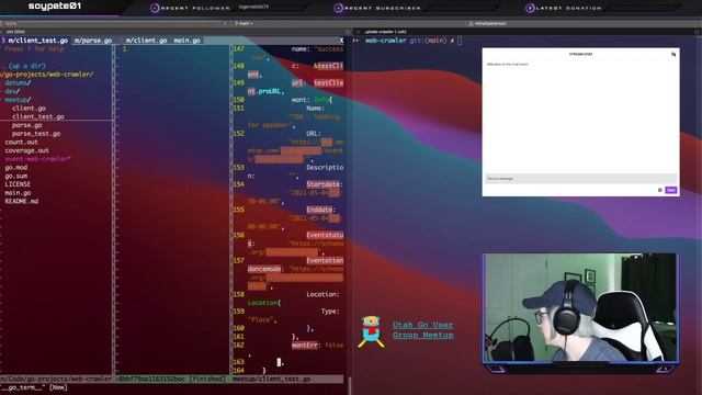 [Golang | Vim] Web scraper part2 building unit tests смотреть онлайн