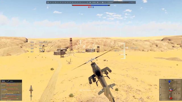 War Thunder AH-1G, 4 kills in 1 minute смотреть онлайн
