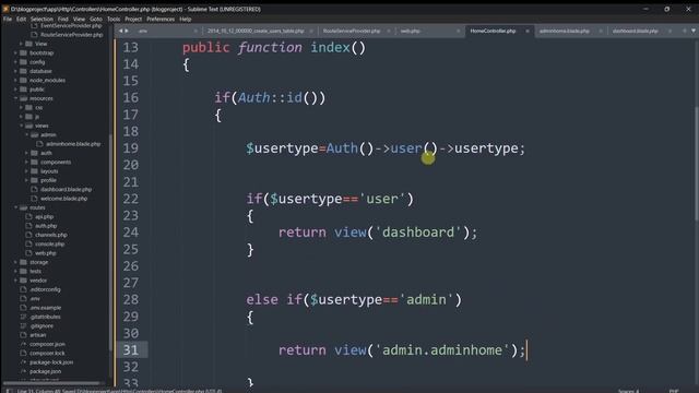 Admin & User Multi Login System using Laravel Breeze | Laravel Blog Project Tutorial смотреть онлайн