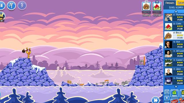 Angry Birds Friends Holiday level 5 189.130k High Score Power UPs(update) смотреть онлайн