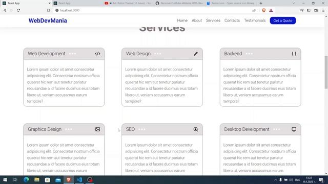 Build Personal Portfolio Website Using React JS | Beginner Friendly смотреть онлайн