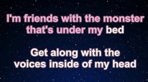 Karaoke♬ The Monster - Eminem ft. Rihanna 【No Guide Melody】 Instrumental, Lyric