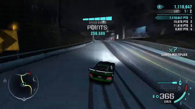 NFS Carbon Drift \ Palmont University(2 laps) \ 11.178.777 смотреть онлайн