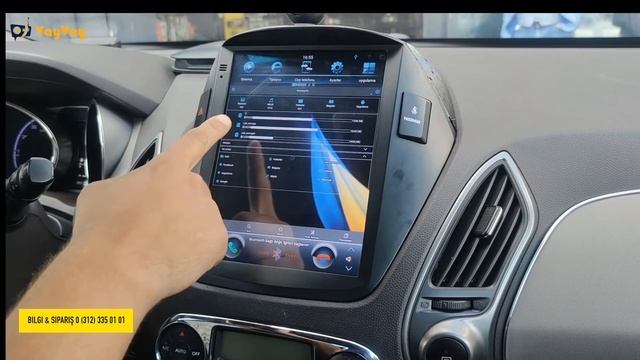 Hyundai İx35 tesla ekran android multimedya teyp tanıtım смотреть онлайн