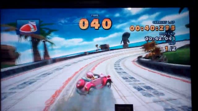 Sonic & SEGA All-Stars Racing Arcade Gameplay (Amy, Whale Lagoon) смотреть онлайн
