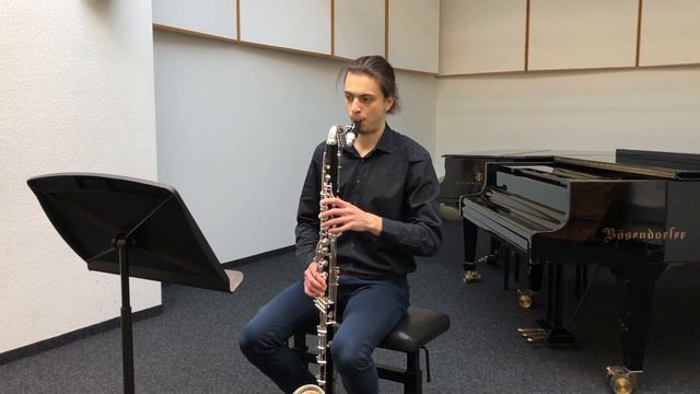 Busch Suite for Bass clarinet, 2nd movement - Lucerne Festival Academy смотреть онлайн