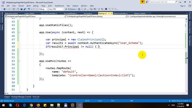 Multiple Login Page for Different Type of User in ASP.NET Core MVC смотреть онлайн