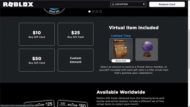 New FREE Bonus Roblox Gift Card Item! Bobux Bag ? смотреть онлайн