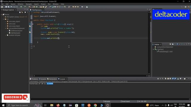 Taking Input from user in java смотреть онлайн