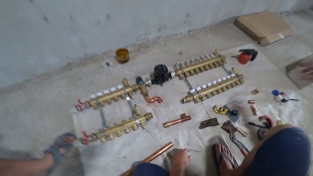 Коллектор для тёплого пола и отопления Обзор,сборка и установка коллекторного блока от Фирмы RUME смотреть онлайн