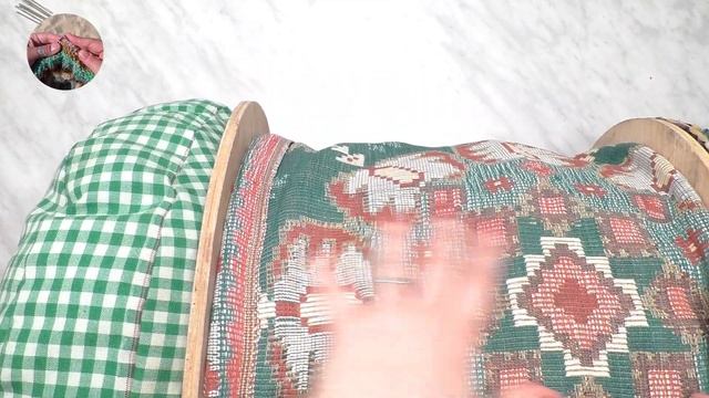 Пуфик из трикотажной пряжи смотреть онлайн